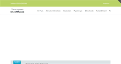 Desktop Screenshot of dr-kamlage.de